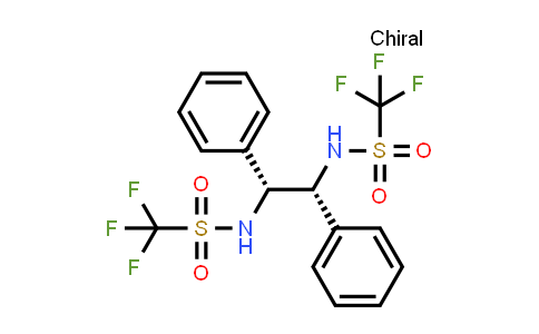 CAS No. 121788-73-6, N,N'-((1R,2R)-1,2-Diphenylethane-1,2-diyl)bis(1,1,1-trifluoromethanesulfonamide)