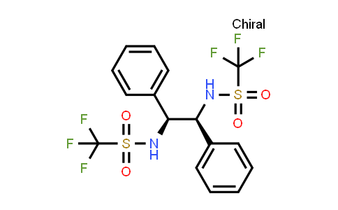CAS No. 121788-77-0, N,N'-((1S,2S)-1,2-diphenylethane-1,2-diyl)bis(1,1,1-trifluoromethanesulfonamide)