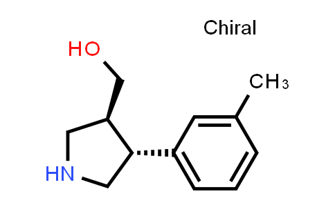 CAS No. 1217977-94-0, ((3S,4R)-4-(m-Tolyl)pyrrolidin-3-yl)methanol