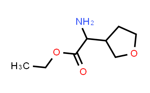 CAS No. 1218144-17-2, Ethyl 2-amino-2-(oxolan-3-yl)acetate