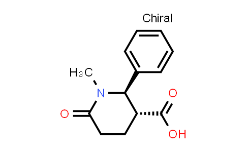 CAS No. 1218344-45-6, rel-(2R,3R)-1-Methyl-6-oxo-2-phenyl-3-piperidinecarboxylic acid