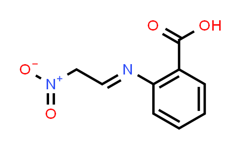 CAS No. 121845-92-9, 2-(2-Nitroethylidene)aminobenzoic acid