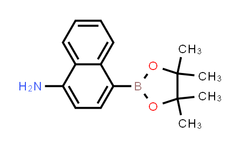 CAS No. 1218790-22-7, 4-(4,4,5,5-Tetramethyl-1,3,2-dioxaborolan-2-yl)naphthalen-1-amine