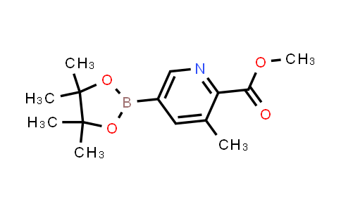 CAS No. 1218791-31-1, Methyl 3-methyl-5-(4,4,5,5-tetramethyl-1,3,2-dioxaborolan-2-yl)picolinate