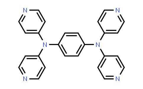 CAS No. 1218812-56-6, N1,N1,N4,N4-Tetra(pyridin-4-yl)benzene-1,4-diamine
