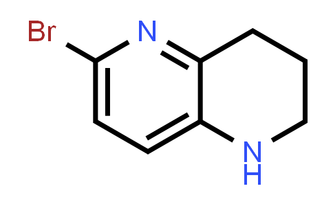 CAS No. 1219022-46-4, 6-Bromo-1,2,3,4-tetrahydro-1,5-naphthyridine