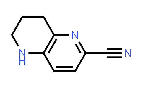 CAS No. 1219022-67-9, 5,6,7,8-Tetrahydro-1,5-naphthyridine-2-carbonitrile