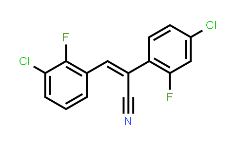 CAS No. 1219086-87-9, (Z)-3-(3-Chloro-2-fluorophenyl)-2-(4-chloro-2-fluorophenyl)-2-propenenitrile