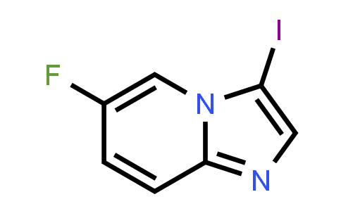 CAS No. 1219127-01-1, 6-Fluoro-3-iodoimidazo[1,2-a]pyridine