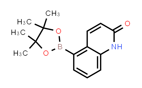 CAS No. 1219130-53-6, 5-(4,4,5,5-Tetramethyl-1,3,2-dioxaborolan-2-yl)quinolin-2(1H)-one