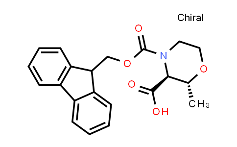 CAS No. 1219603-31-2, (2R,3S)-4-(((9H-Fluoren-9-yl)methoxy)carbonyl)-2-methylmorpholine-3-carboxylic acid