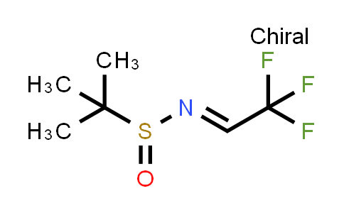 CAS No. 1219607-85-8, (R)-2-Methyl-N-(2,2,2-trifluoroethylidene)propane-2-sulfinamide