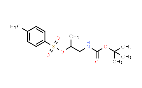 CAS No. 1219797-01-9, 1-((tert-Butoxycarbonyl)amino)propan-2-yl 4-methylbenzenesulfonate