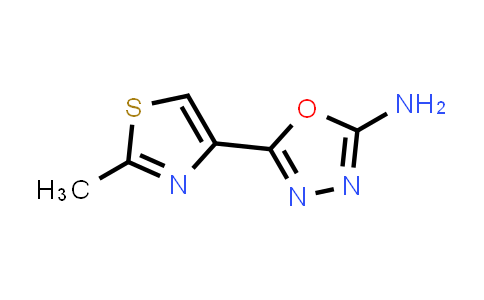 CAS No. 1219827-53-8, 5-(2-Methyl-1,3-thiazol-4-yl)-1,3,4-oxadiazol-2-amine