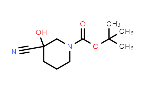 CAS No. 1219832-34-4, tert-Butyl 3-cyano-3-hydroxypiperidine-1-carboxylate