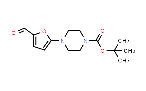 CAS No. 1219911-62-2, tert-Butyl 4-(5-formylfuran-2-yl)piperazine-1-carboxylate