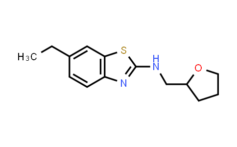 CAS No. 1219913-75-3, 6-Ethyl-N-((tetrahydrofuran-2-yl)methyl)benzo[d]thiazol-2-amine