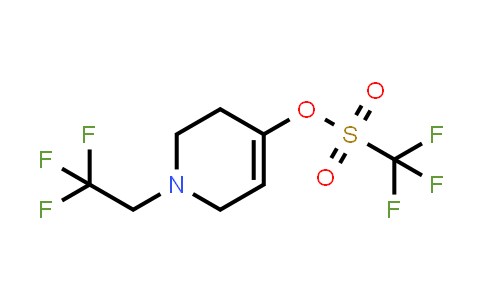 CAS No. 1219931-40-4, Methanesulfonic acid, 1,1,1-trifluoro-, 1,2,3,6-tetrahydro-1-(2,2,2-trifluoroethyl)-4-pyridinyl ester