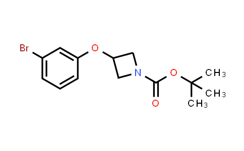 CAS No. 1219982-76-9, tert-Butyl 3-(3-bromophenoxy)azetidine-1-carboxylate