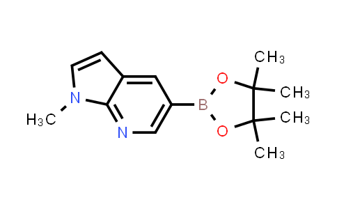 CAS No. 1220696-34-3, 1-Methyl-5-(4,4,5,5-tetramethyl-1,3,2-dioxaborolan-2-yl)-1H-pyrrolo[2,3-b]pyridine