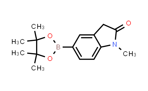 CAS No. 1220696-38-7, 1-Methyl-5-(4,4,5,5-tetramethyl-1,3,2-dioxaborolan-2-yl)indolin-2-one