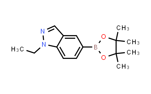 CAS No. 1220696-51-4, 1-Ethyl-5-(4,4,5,5-tetramethyl-1,3,2-dioxaborolan-2-yl)-1H-indazole