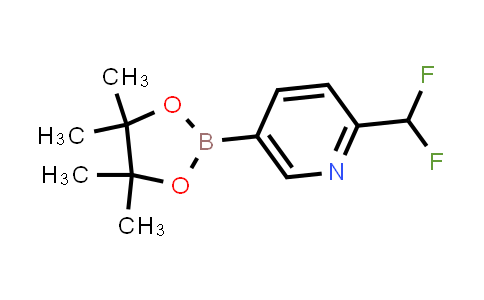 CAS No. 1220696-57-0, 2-(Difluoromethyl)-5-(4,4,5,5-tetramethyl-1,3,2-dioxaborolan-2-yl)pyridine