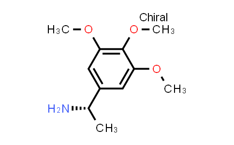CAS No. 122078-08-4, Benzenemethanamine, 3,4,5-trimethoxy-α-methyl-, (S)- (9CI)