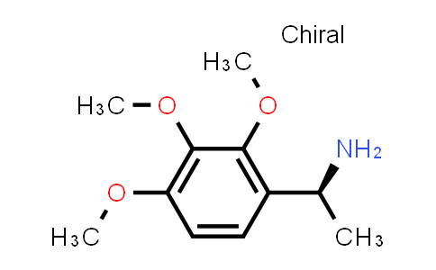 CAS No. 122078-09-5, Benzenemethanamine, 2,3,4-trimethoxy-α-methyl-, (S)- (9CI)