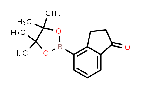 CAS No. 1221239-08-2, 4-(4,4,5,5-Tetramethyl-1,3,2-dioxaborolan-2-yl)-2,3-dihydro-1H-inden-1-one