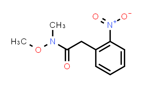 CAS No. 1221341-47-4, N-Methoxy-N-methyl-2-(2-nitrophenyl)acetamide