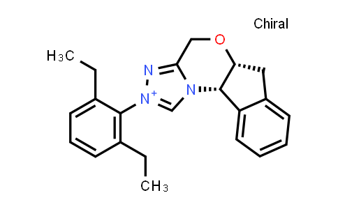 CAS No. 1221487-75-7, (5aR,10bS)-2-(2,6-Diethylphenyl)-4,5a,6,10b-tetrahydroindeno[2,1-b][1,2,4]triazolo[4,3-d][1,4]oxazin-2-ium