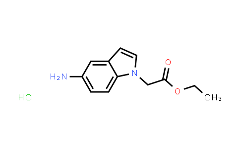CAS No. 1221722-73-1, Ethyl 2-(5-amino-1H-indol-1-yl)acetate hydrochloride