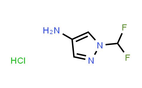 CAS No. 1221726-31-3, 1-(Difluoromethyl)-1H-pyrazol-4-amine hydrochloride