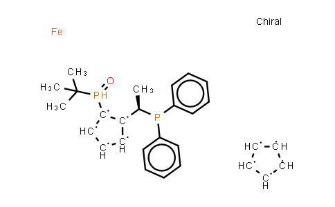 CAS No. 1221745-90-9, (SP)-1-[(R)-tert-Butylphosphinoyl]-2-[(R)-1-(diphenylphosphino)ethyl]ferrocene