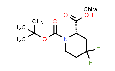 CAS No. 1221793-42-5, (2S)-1-[(tert-butoxy)carbonyl]-4,4-difluoropiperidine-2-carboxylic acid