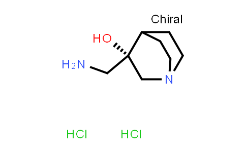 CAS No. 1221974-62-4, (S)-3-(Aminomethyl)quinuclidin-3-ol dihydrochloride