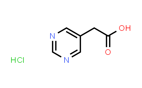 CAS No. 1222199-29-2, 2-(Pyrimidin-5-yl)acetic acid hydrochloride