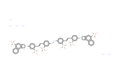 CAS No. 12222-60-5, 2,2'-Azobis(2-Sulphonato-4,1-phenylene)vinylene(3-sulphonato-4,1-phenylene)bis2H-naphtho1,2-dtriazole-5-sulphonate (sodium salt)