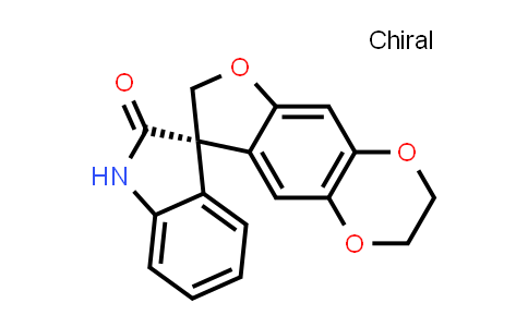 CAS No. 1222543-66-9, Spiro[furo[2,3-g]-1,4-benzodioxin-8(7H),3'-[3H]indol]-2'(1'H)-one, 2,3-dihydro-, (3'S)-