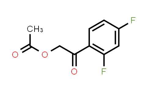 CAS No. 122263-03-0, 2-(2,4-Difluorophenyl)-2-oxoethyl acetate