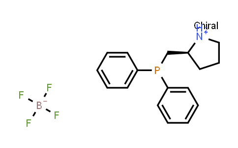 CAS No. 1222630-36-5, (S)-2-[(Diphenylphosphino)methyl]pyrrolidinium tetrafluoroborate