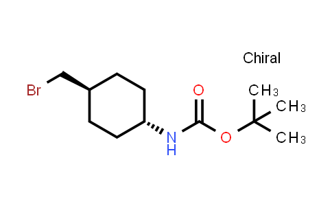 CAS No. 1222709-30-9, tert-Butyl (trans-4-(bromomethyl)cyclohexyl)carbamate