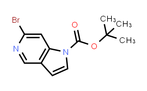 CAS No. 1222809-40-6, tert-Butyl 6-bromo-1H-pyrrolo[3,2-c]pyridine-1-carboxylate