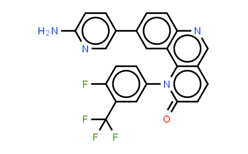 MC512665 | 1223002-54-7 | 9-(6-氨基-3-吡啶基)-1-[4-氟-3-(三氟甲基)苯基]苯并[H]-1,6-萘啶-2(1H)-酮