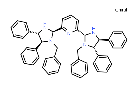 CAS No. 1223020-29-8, 2,6-Bis[(2R,4S,5S)-1-benzyl-4,5-diphenylimidazolidin-2-yl]pyridine