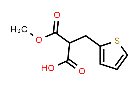 CAS No. 122308-24-1, 3-Methoxy-3-oxo-2-(thiophen-2-ylmethyl)propanoic acid