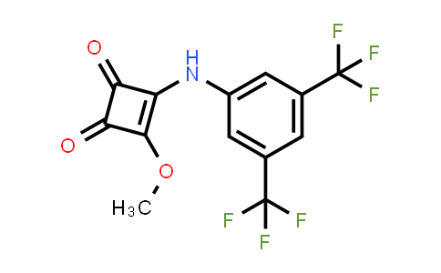 CAS No. 1223105-85-8, 3-[[3,5-Bis(trifluoromethyl)phenyl]amino]-4-methoxy-3-cyclobutene-1,2-dione