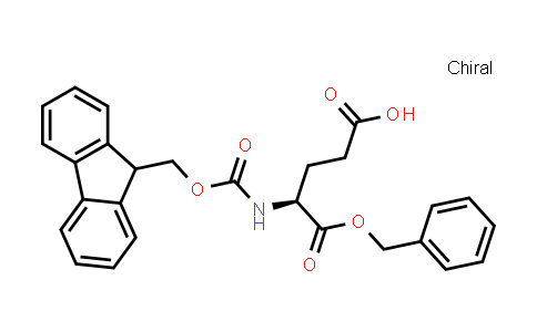 CAS No. 122350-52-1, (S)-4-((((9H-Fluoren-9-yl)methoxy)carbonyl)amino)-5-(benzyloxy)-5-oxopentanoic acid
