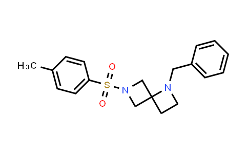 CAS No. 1223573-36-1, 1,6-Diazaspiro[3.3]heptane, 6-[(4-methylphenyl)sulfonyl]-1-(phenylmethyl)-